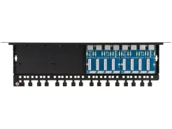 Patch panel LAN / IP -CCTV z zabezpieczeniem przeciwprzepięciowym, PTU-58R-ECO/PoE